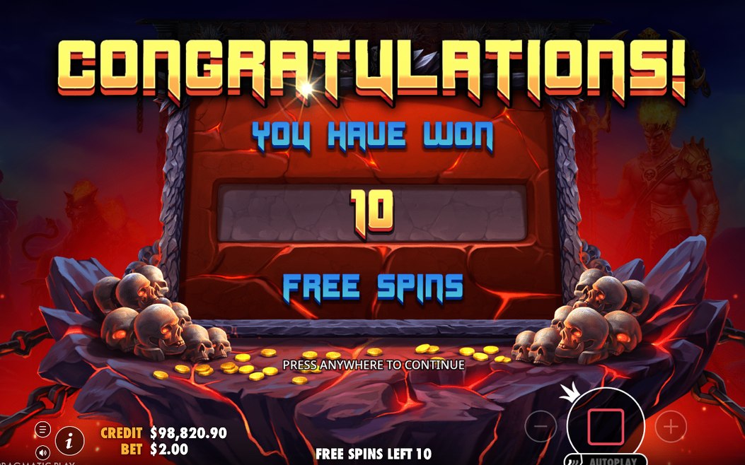 Free Spins round with the WILD METER carried over