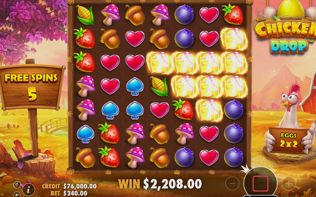 Free Spins round with retriggered chests adding spins