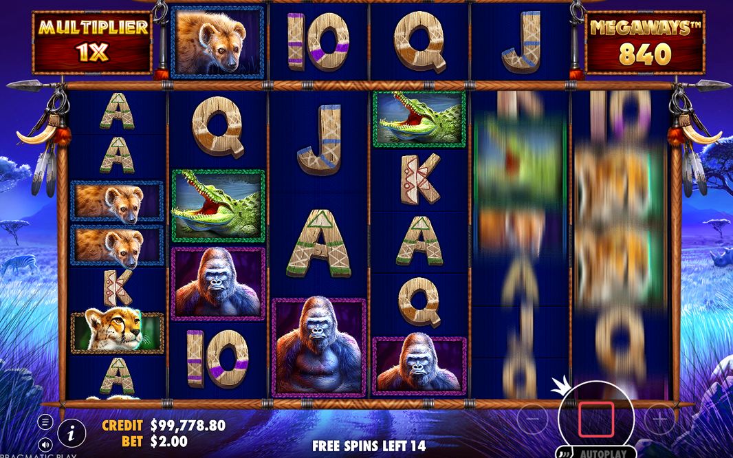 Free Spins round with the multiplier rising per tumble